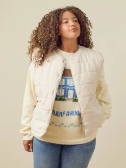 Djerf Avenue Aimé Vest Cream Clearance