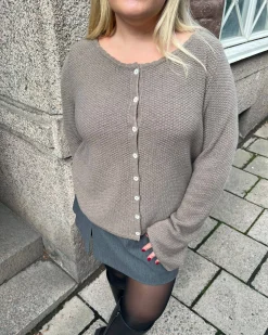 Djerf Avenue Amorini Cardigan Wool Mole Online