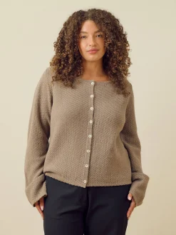 Djerf Avenue Amorini Cardigan Wool Mole Online