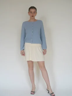 Djerf Avenue Amorini Skirt Cream