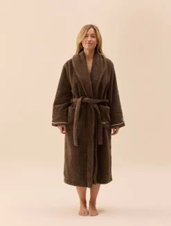 Djerf Avenue Bath Robe Brown Sale