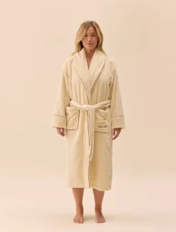 Djerf Avenue Bath Robe Creamy Oat Hot
