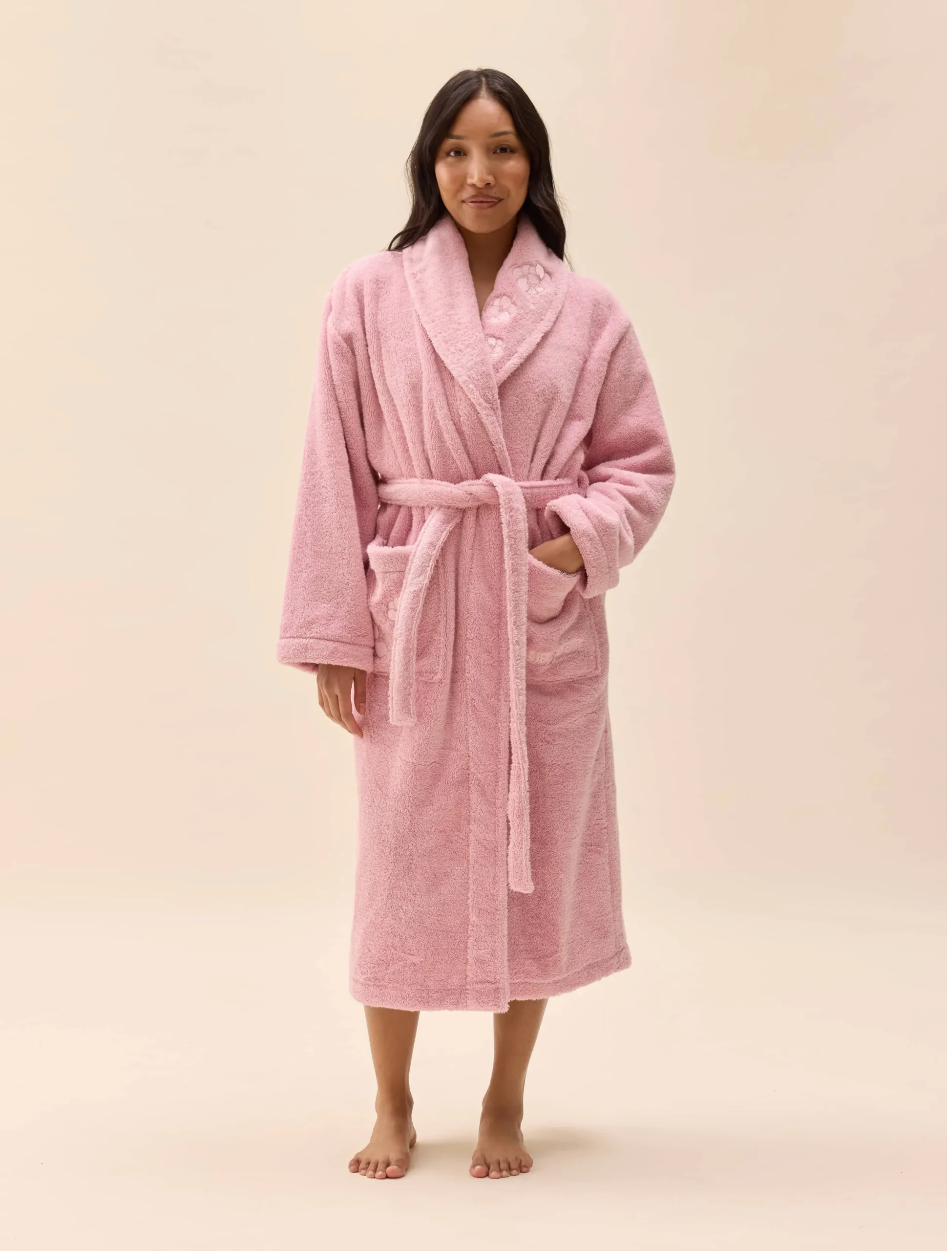 Djerf Avenue Bath Robe Pink Flower Online