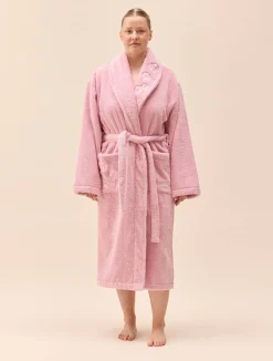 Djerf Avenue Bath Robe Pink Flower Online
