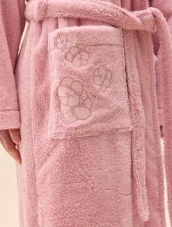 Djerf Avenue Bath Robe Pink Flower Online
