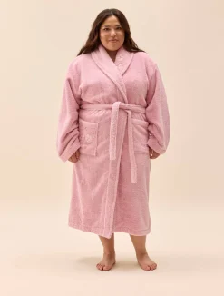 Djerf Avenue Bath Robe Pink Flower Online