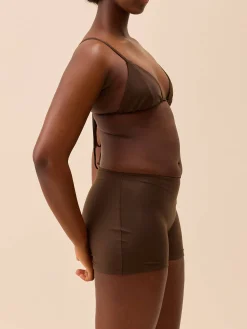 Djerf Avenue Boxer Bikini Bottom Cocoa Online