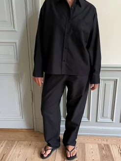 Djerf Avenue Breezy Pants Black Hot