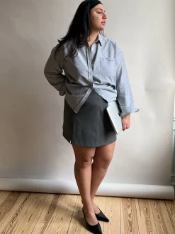 Djerf Avenue Breezy Shirt Grey Hot