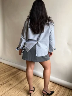 Djerf Avenue Breezy Shirt Grey Hot
