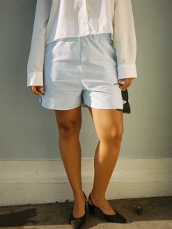 Djerf Avenue Breezy Shorts Blue Online