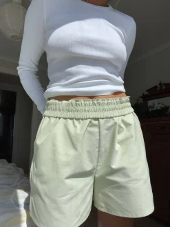 Djerf Avenue Breezy Shorts Green Discount