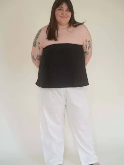 Djerf Avenue Breezy Tube Top Black