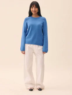 Djerf Avenue Broderie Pants White Sale