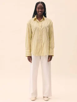 Djerf Avenue Broderie Pants White Sale