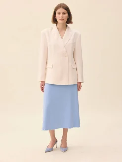 Djerf Avenue Celebration Dress Dove Blue Best