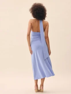 Djerf Avenue Celebration Dress Dove Blue Best