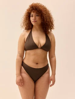 Djerf Avenue Cheeky Bikini Bottom Cocoa Discount