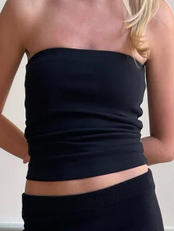 Djerf Avenue Daily Tube Top Black Hot
