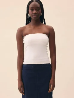Djerf Avenue Daily Tube Top White Outlet