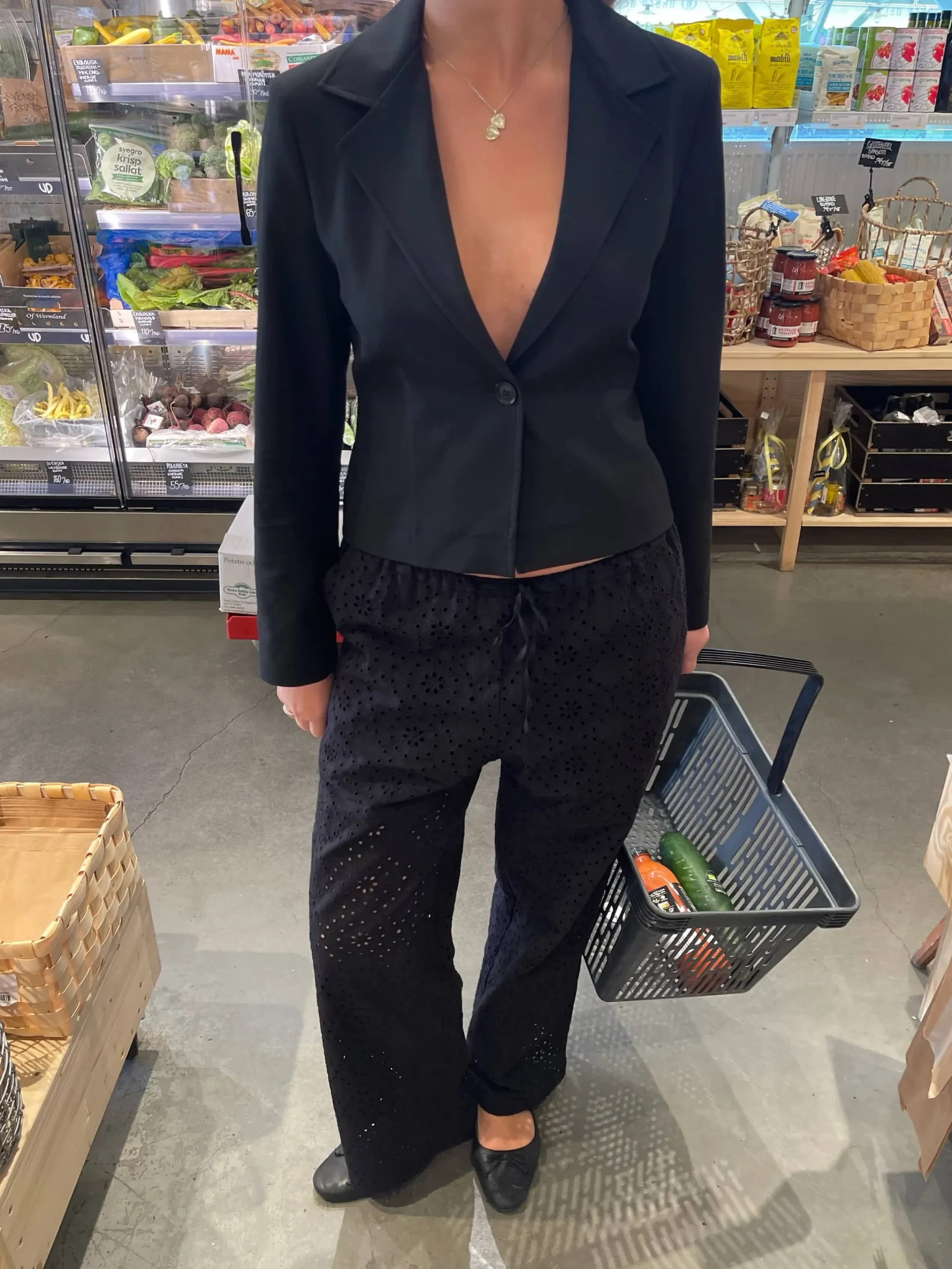 Djerf Avenue Day-to-day Blazer Black Hot