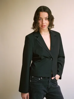 Djerf Avenue Day-to-day Blazer Black Hot