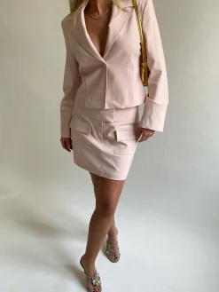 Djerf Avenue Day-to-day Blazer Blush Outlet