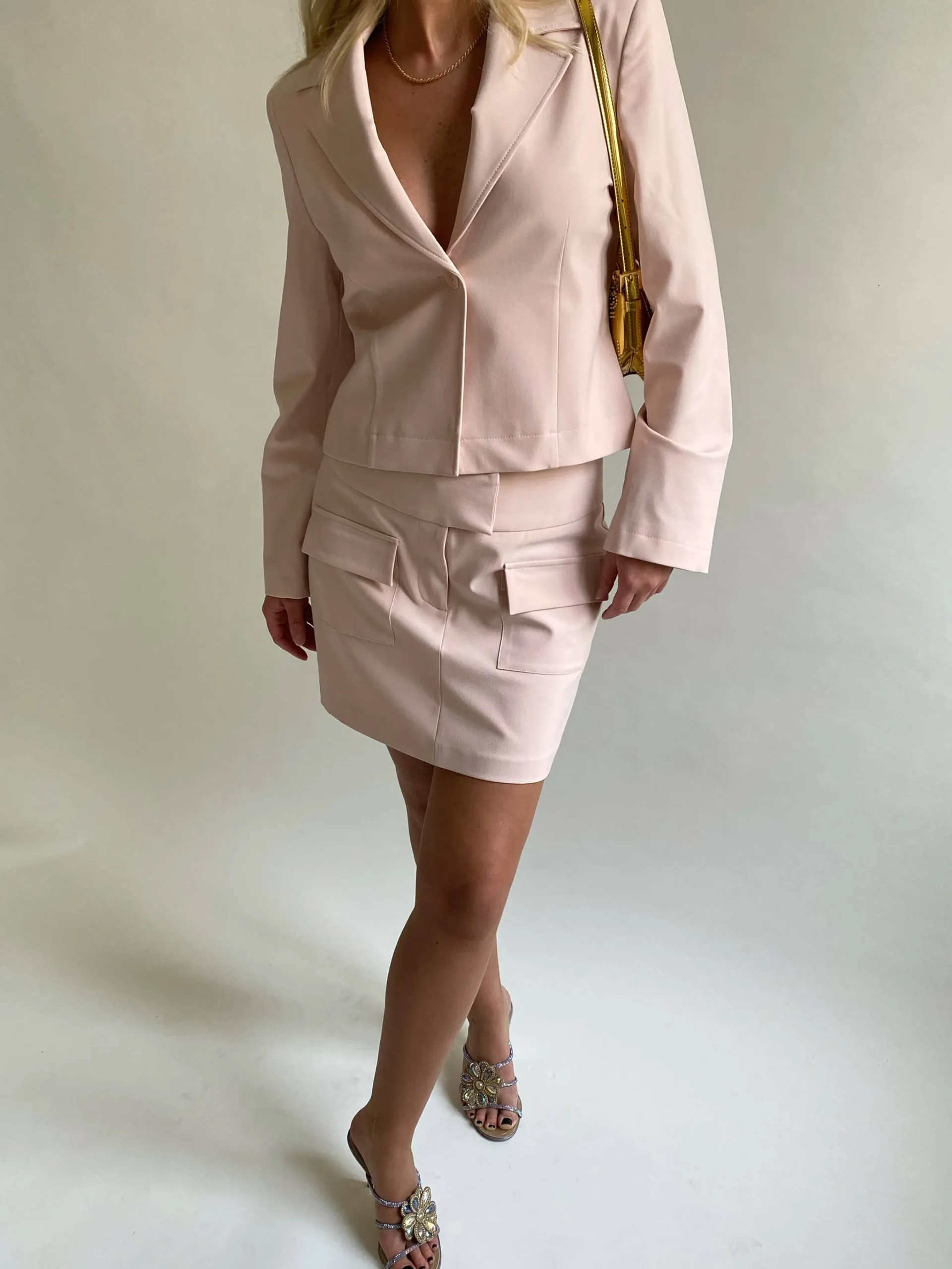 Djerf Avenue Day-to-day Blazer Blush Outlet