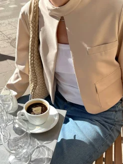 Djerf Avenue Day-to-day Jacket Cream Best