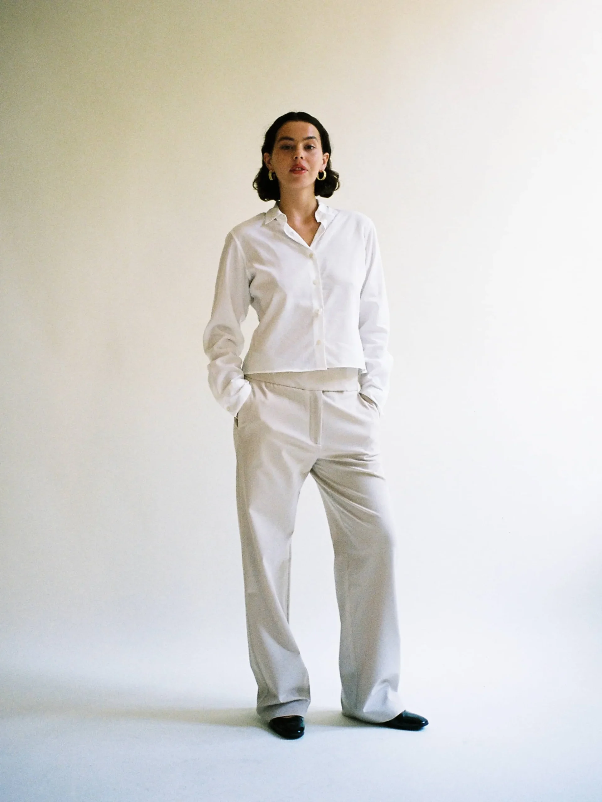 Djerf Avenue Day-to-day Pants Cream Sale