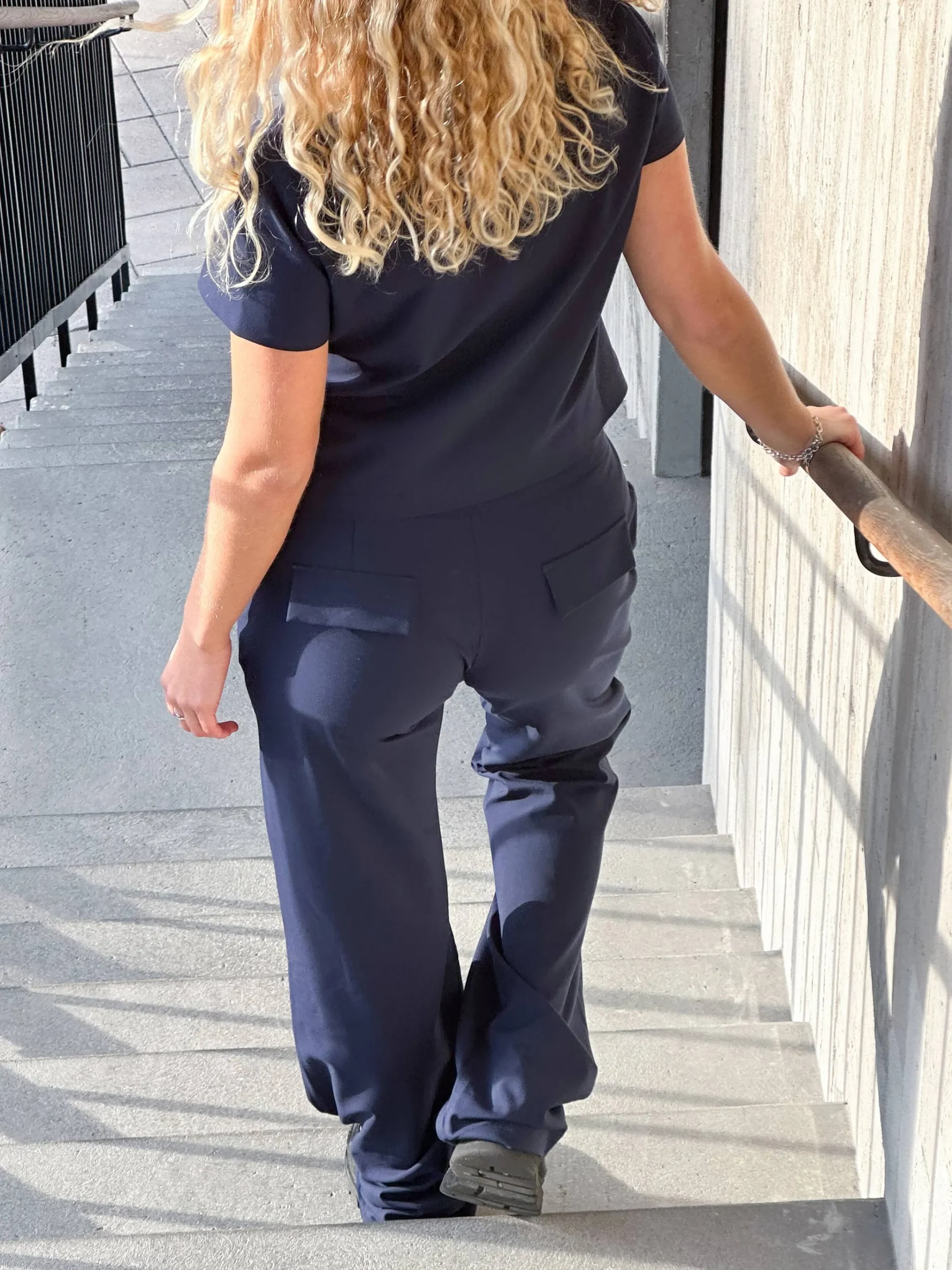 Djerf Avenue Day-to-day Pants Deep Blue - Tall Best