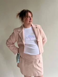 Djerf Avenue Day-to-day Skirt Blush Discount