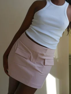 Djerf Avenue Day-to-day Skirt Blush Discount