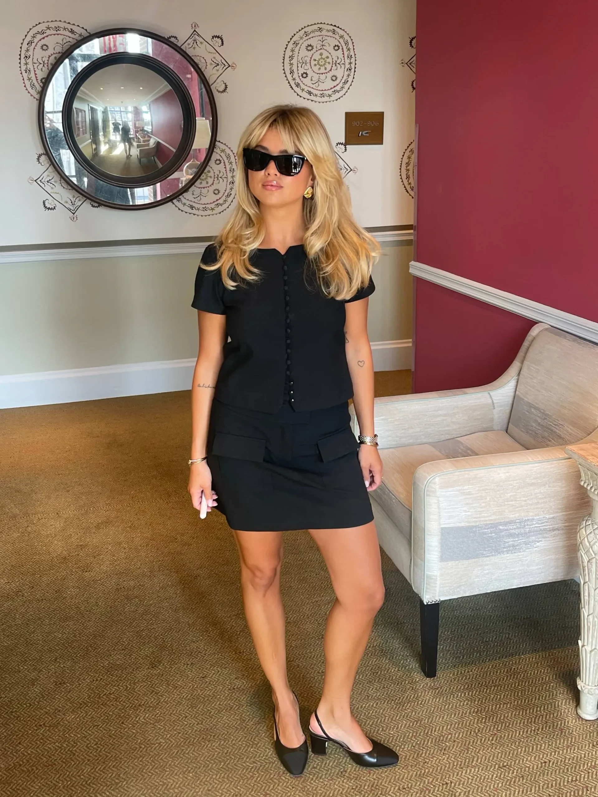 Djerf Avenue Day-to-day Top Black Sale