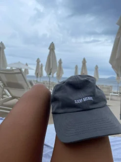 Djerf Avenue Cap Washed out Black Sale
