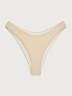 Djerf Avenue Dove Satin Bikini Bottom Sand Castle Outlet