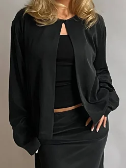 Djerf Avenue Dream Cardigan Ash Discount