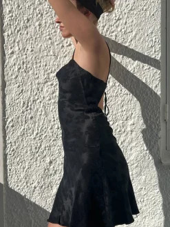 Djerf Avenue Dream Dress Mini Black Clearance