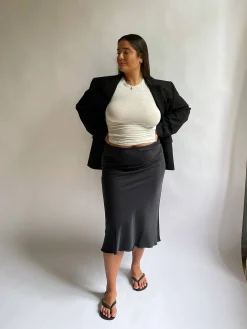 Djerf Avenue Dream Skirt Ash Outlet