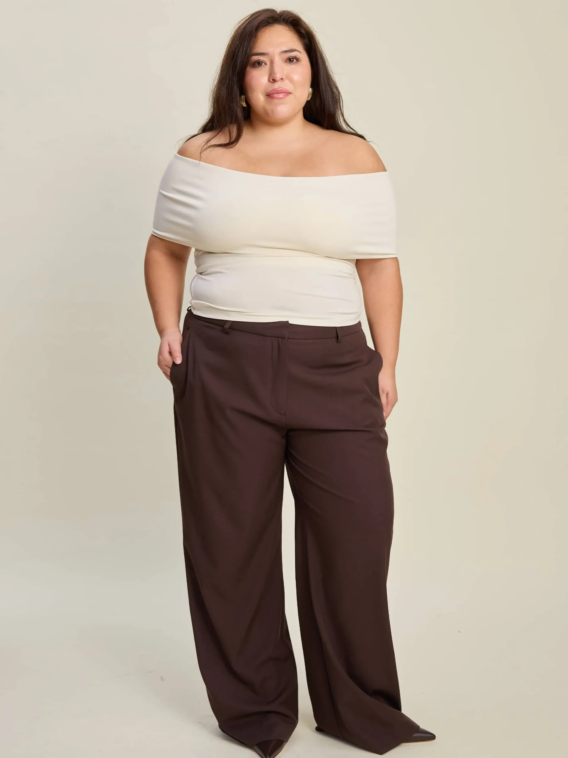 Djerf Avenue Everyday Pants Brown Sale