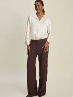 Djerf Avenue Everyday Pants Brown - Tall