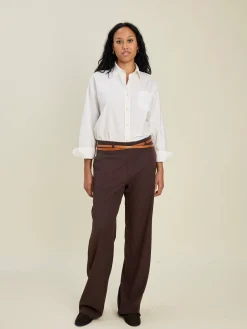 Djerf Avenue Everyday Pants Brown - Tall