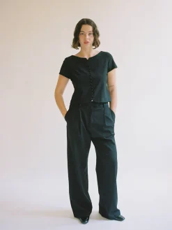 Djerf Avenue Favorite Pants Black Discount