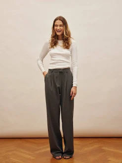 Djerf Avenue Favorite Pants Grey - Tall Best