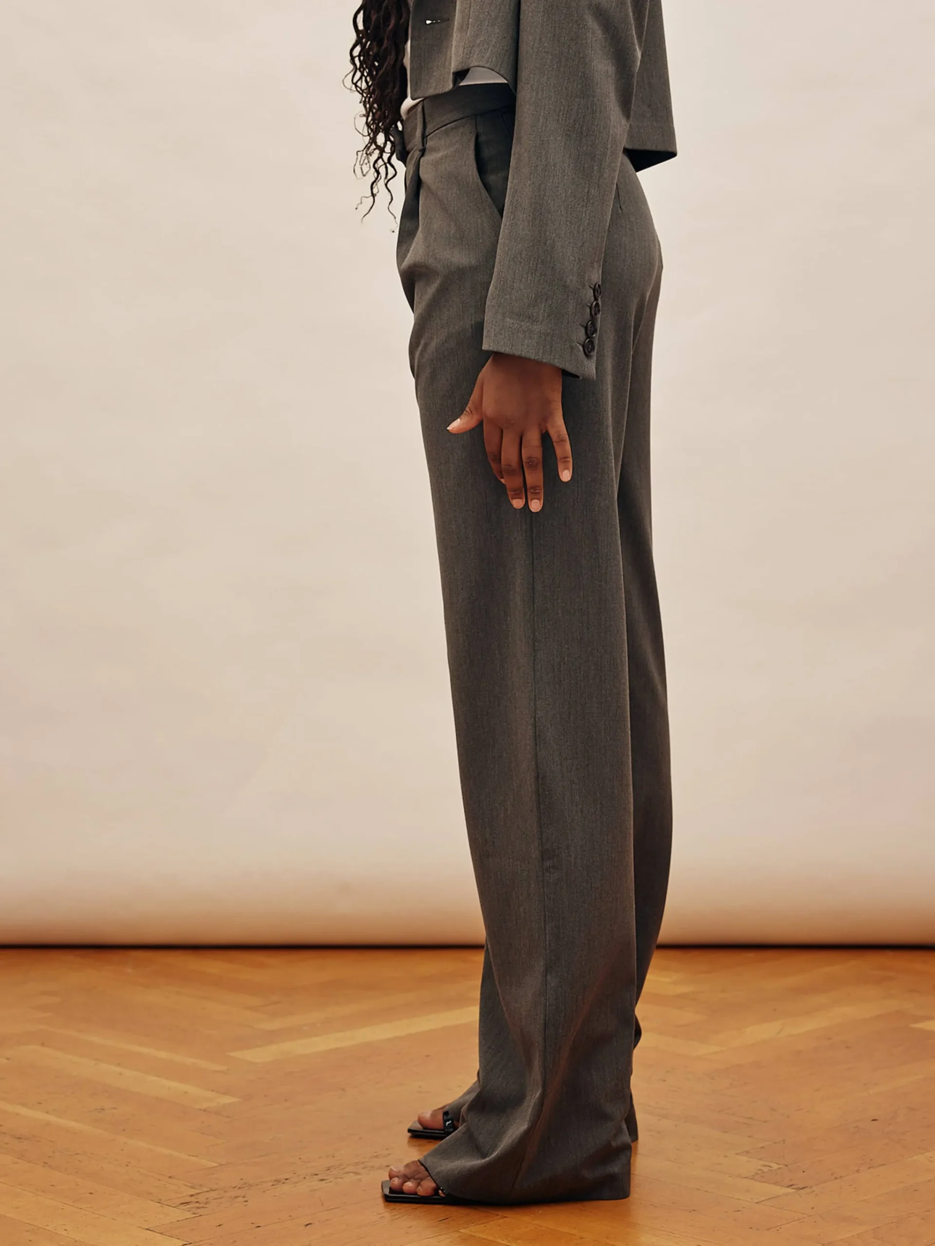 Djerf Avenue Favorite Pants Grey - Tall Best