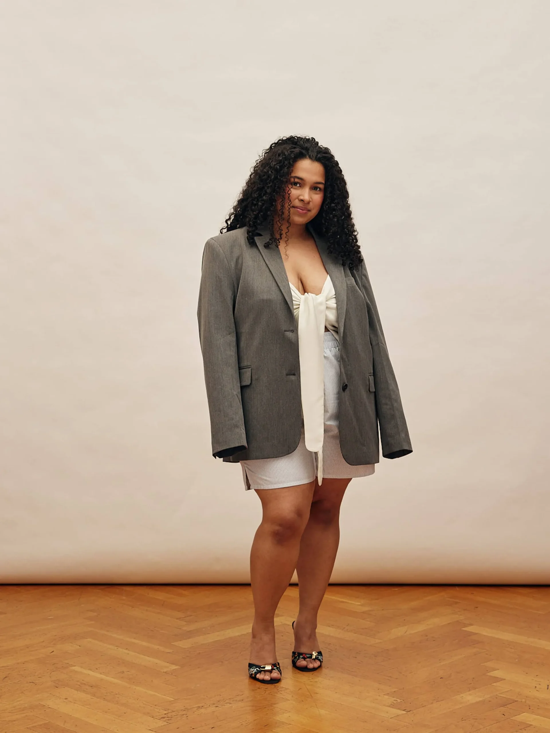 Djerf Avenue Forever Blazer Grey Online