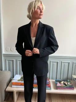 Djerf Avenue Forever Blazer Pinstripe Clearance