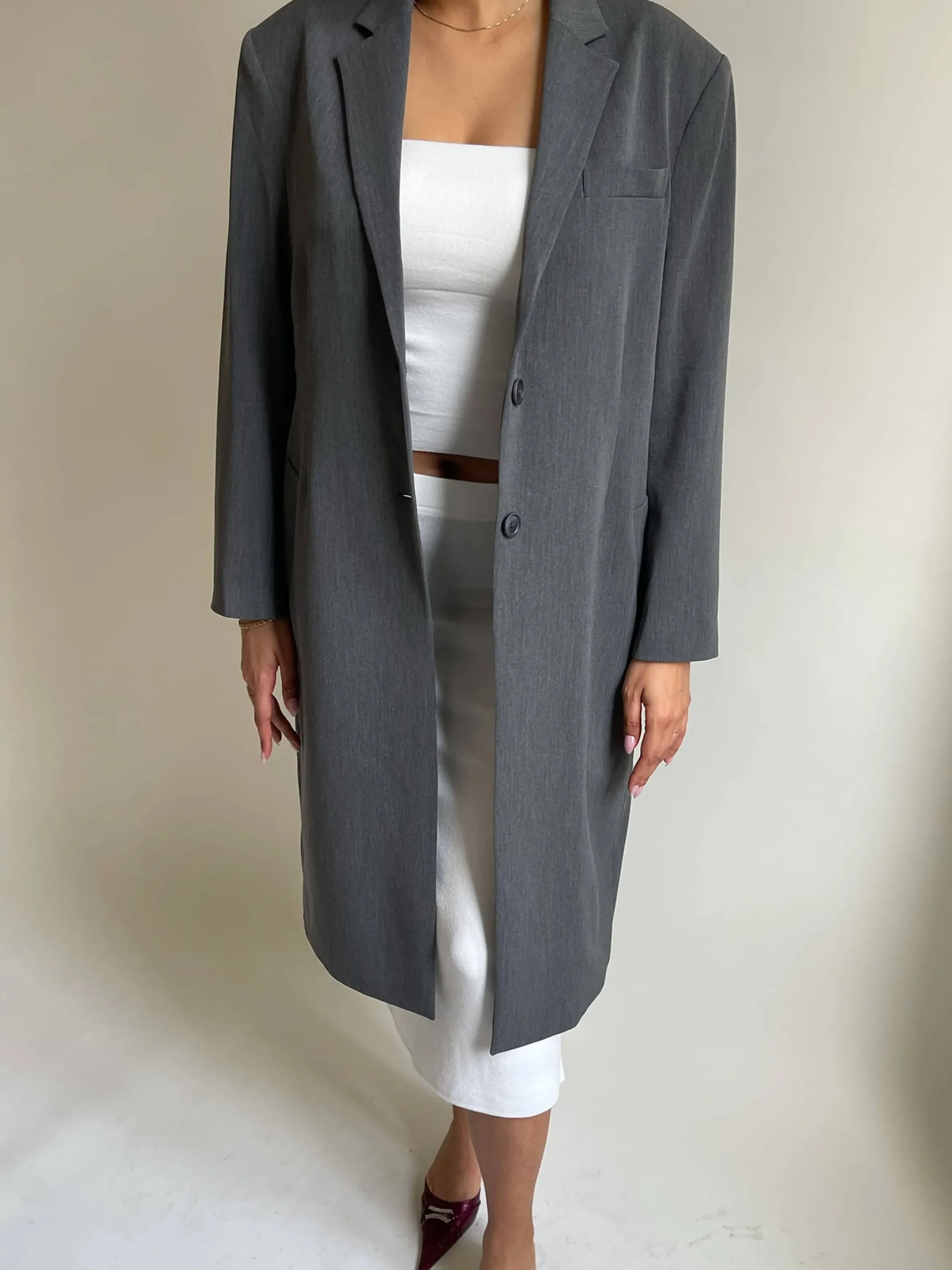 Djerf Avenue Forever Coat Grey Online
