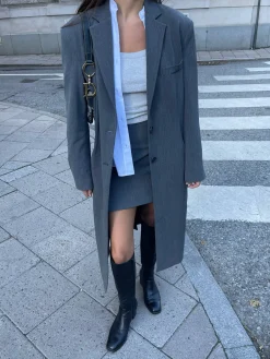 Djerf Avenue Forever Coat Grey Online