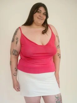 Djerf Avenue Garnet Top Pink New
